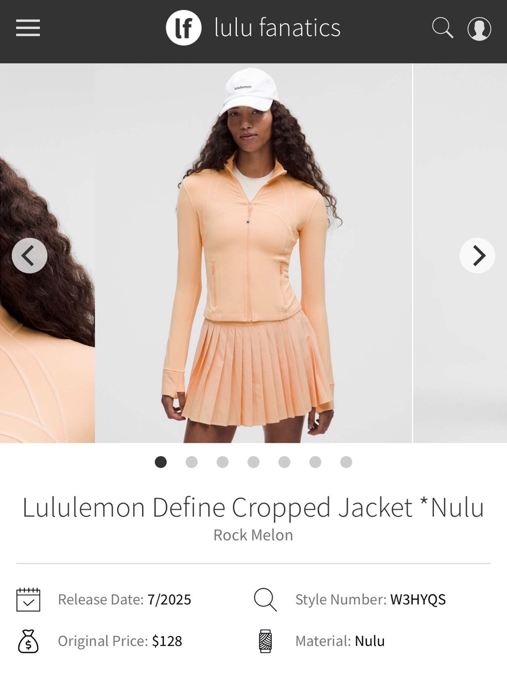 Lululemon Define Cropped Jacket Nulu RKLM 6